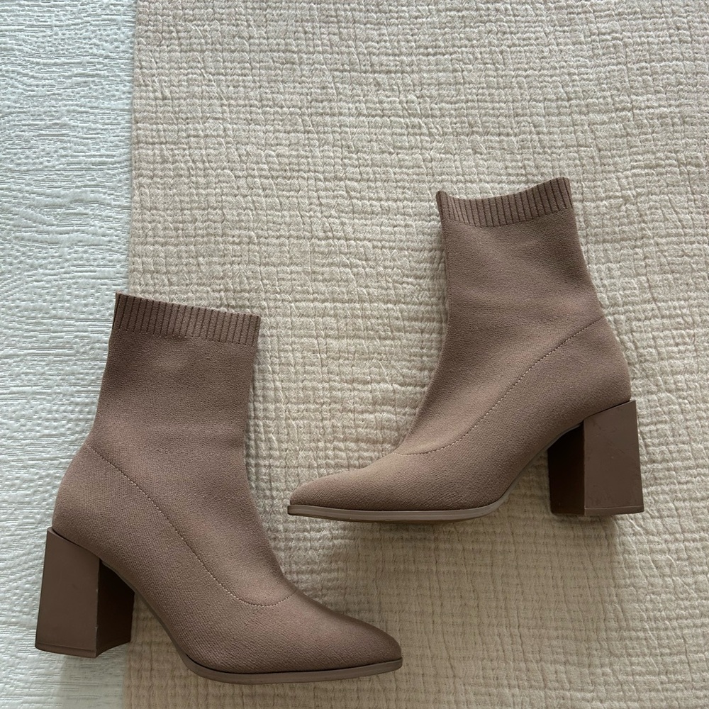 Aldo Brown Heeled Boots